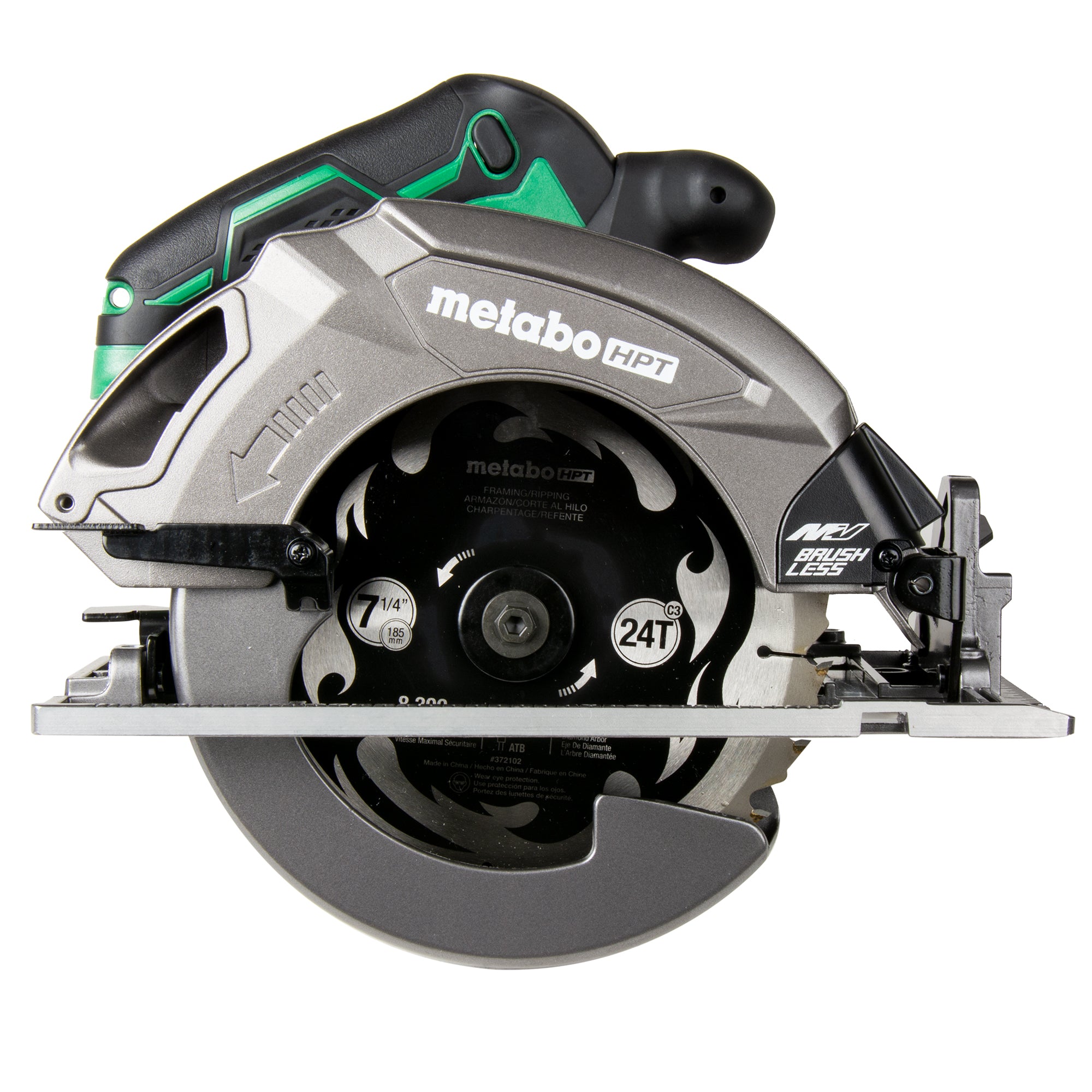 METABO, 36V MultiVolt™ 7-1/4 Inch Cordless Circular Saw (Tool Body Only) | Metabo HPT C3607DAQ4