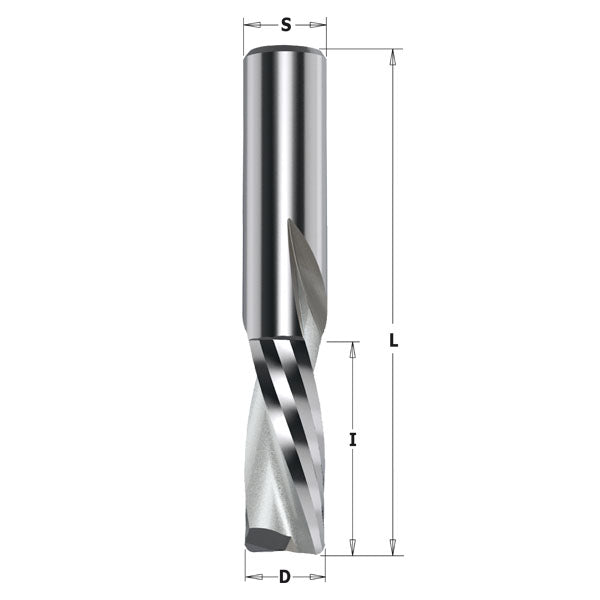 CMT, CMT 192.008.11-X10 SOLID CARBIDE DOWNCUT SPIRAL BITS 10 Pack