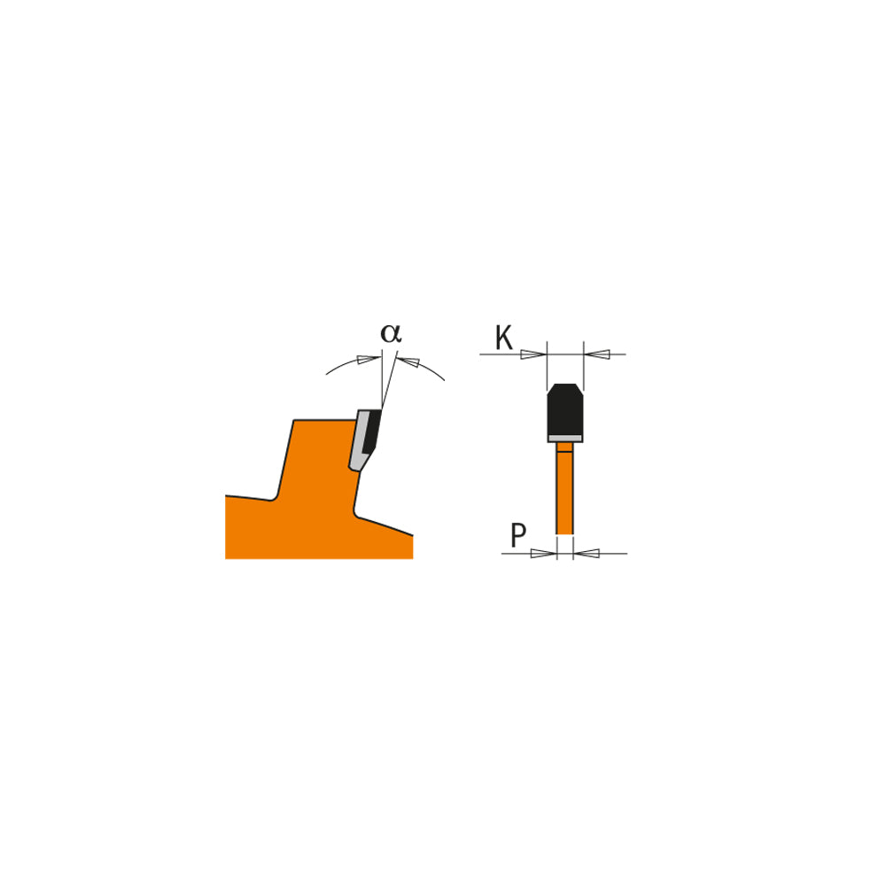 CMT, CMT 236.004.07  -  7-1/4" (Diamond) Fiber Cement Blade