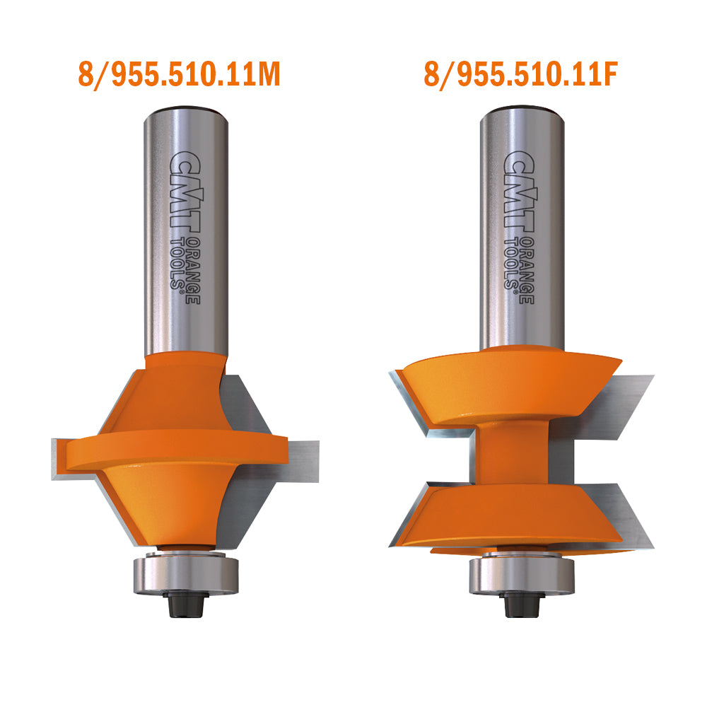 CMT, CMT 855.510.11  -  EDGE BANDING ROUTER BIT SET