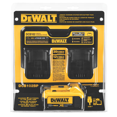 DEWALT, DEWALT DCB102 12V Jobsite Charging Station