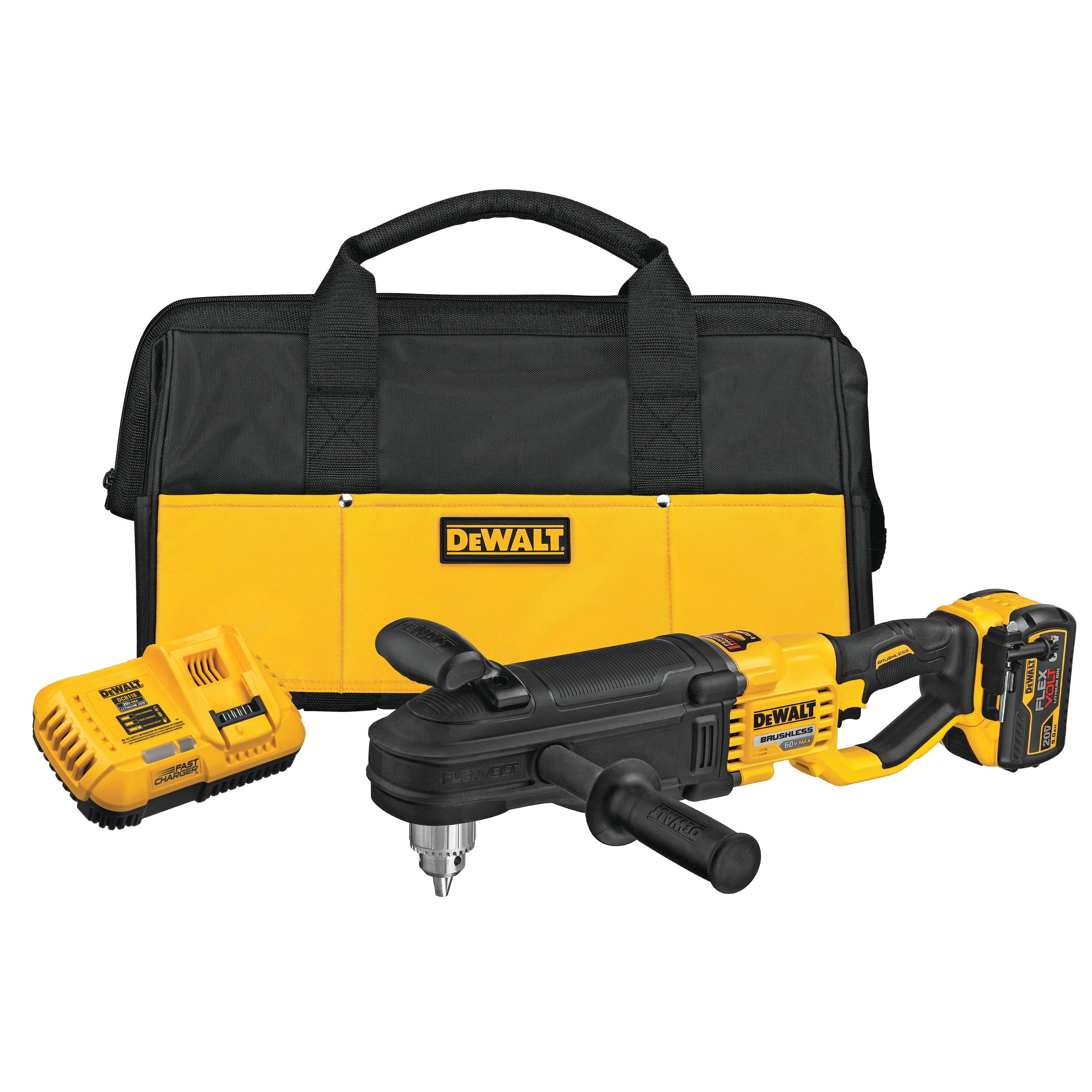 DEWALT, DEWALT  DCD470X1  -  60V IN LINE  STUD & JOIST  DRILL KIT