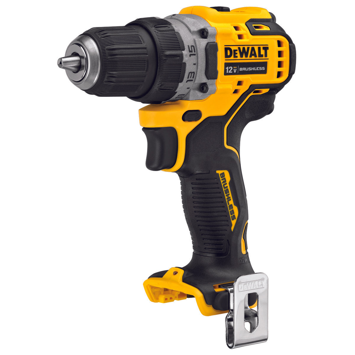 DEWALT, DEWALT DCD701B XTREME™ 12V MAX* BRUSHLESS 3/8 IN. CORDLESS DRILL/DRIVER (TOOL ONLY)