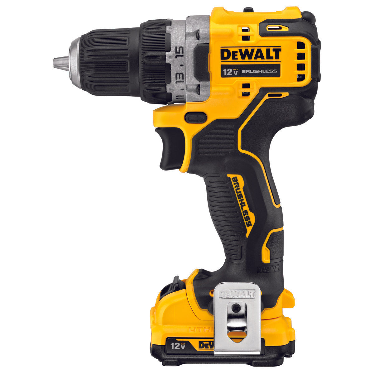 DEWALT, DEWALT DCD701F2 XTREME™ 12V MAX* BRUSHLESS 3/8 IN. CORDLESS DRILL/DRIVER KIT