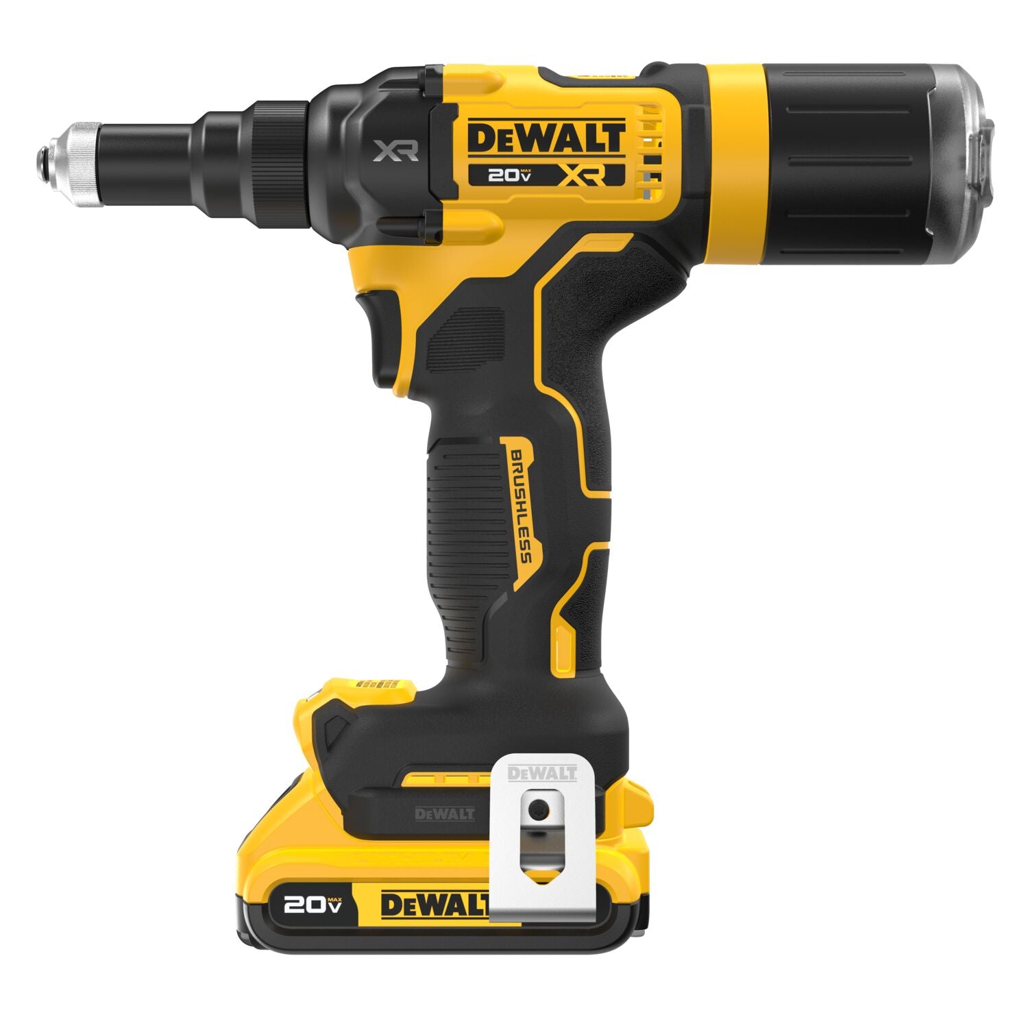 DEWALT, DEWALT DCF403D1 - 20V MAX* XR® Brushless Cordless 3/16" Rivet Tool Kit