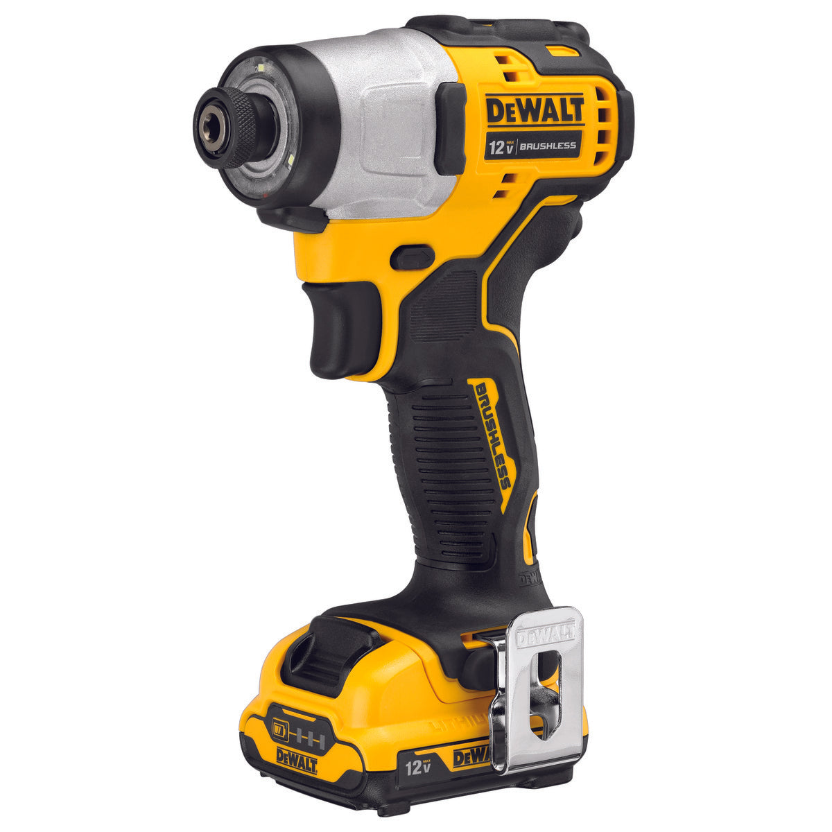 DEWALT, DEWALT DCF801F2 - XTREME™ 12V MAX* BRUSHLESS 1/4 IN. CORDLESS IMPACT DRIVER KIT