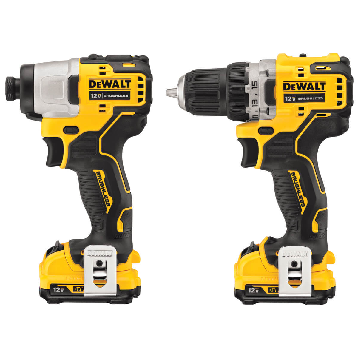 DEWALT, DEWALT DCK221F2 XTREME™ 12V MAX* BRUSHLESS CORDLESS DRILL & IMPACT DRIVER KIT