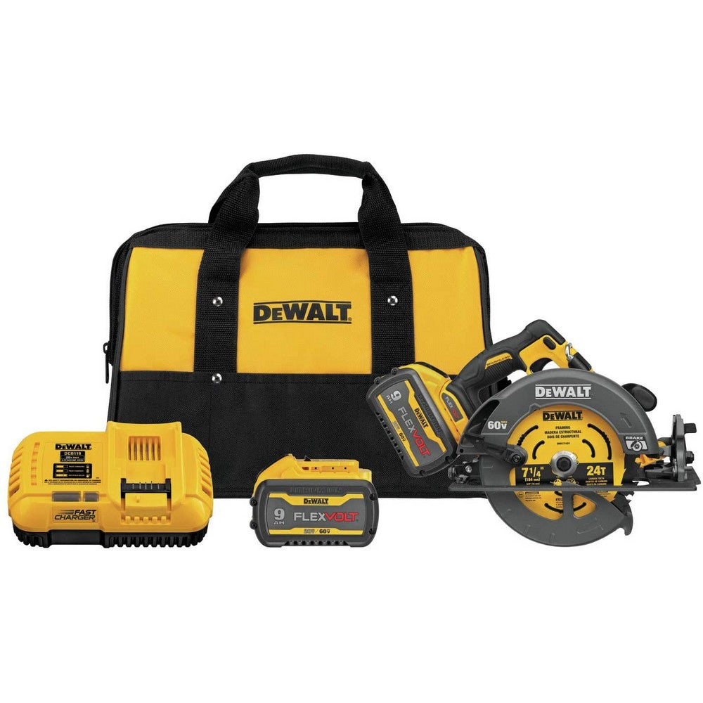 DEWALT, DEWALT - DCS578X2 - FLEXVOLT® 60V MAX* BRUSHLESS 7-1/4 IN. CORDLESS CIRCULAR SAW WITH BRAKE KIT