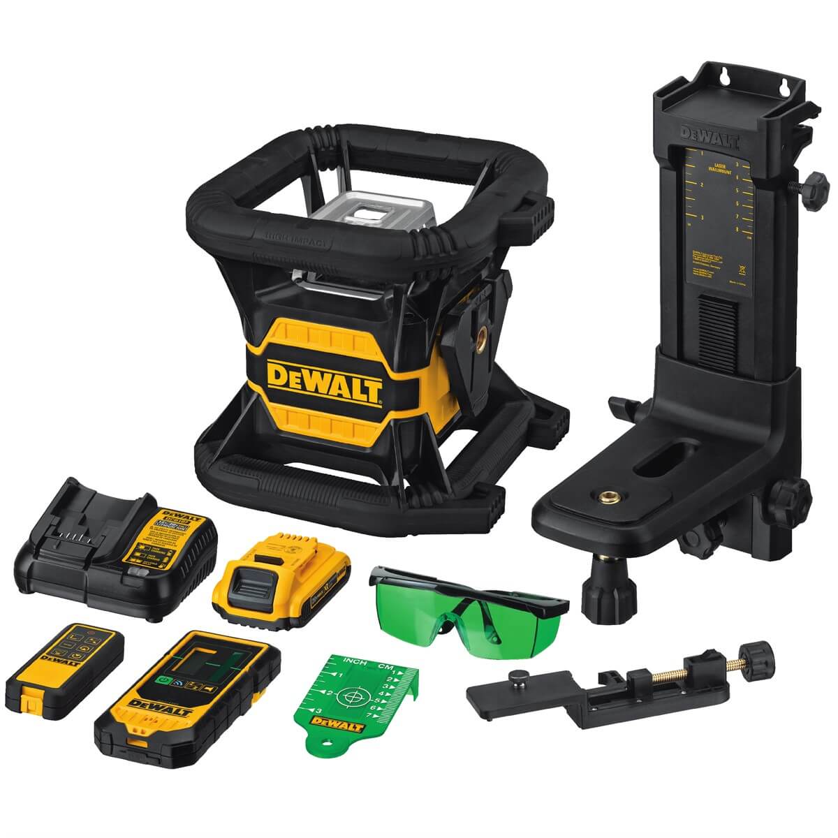 DEWALT, DEWALT DW080LGS -  20V MAX* TOOL CONNECT™ GREEN TOUGH ROTARY LASER