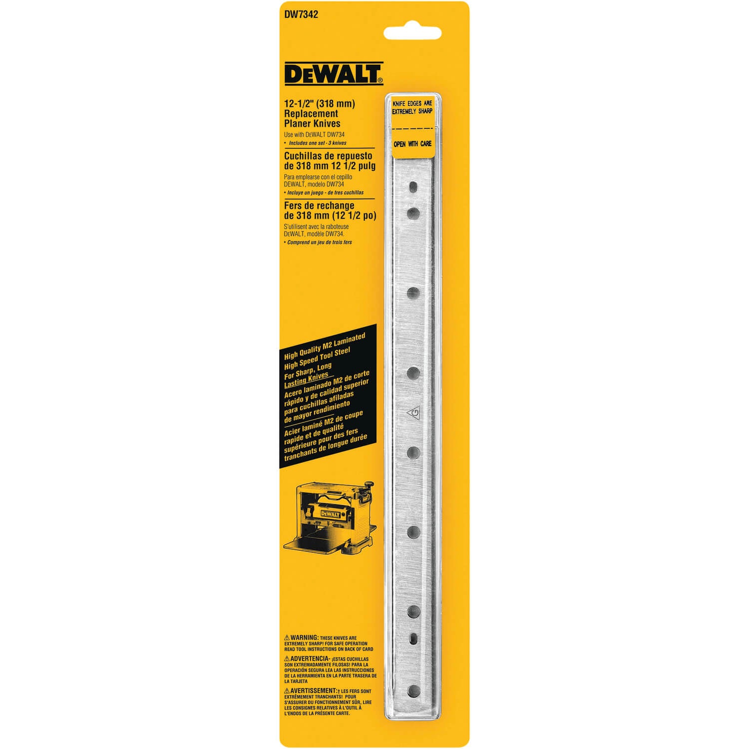 DEWALT, DEWALT DW7342  -  12-1/2" Replacement Planer Knives