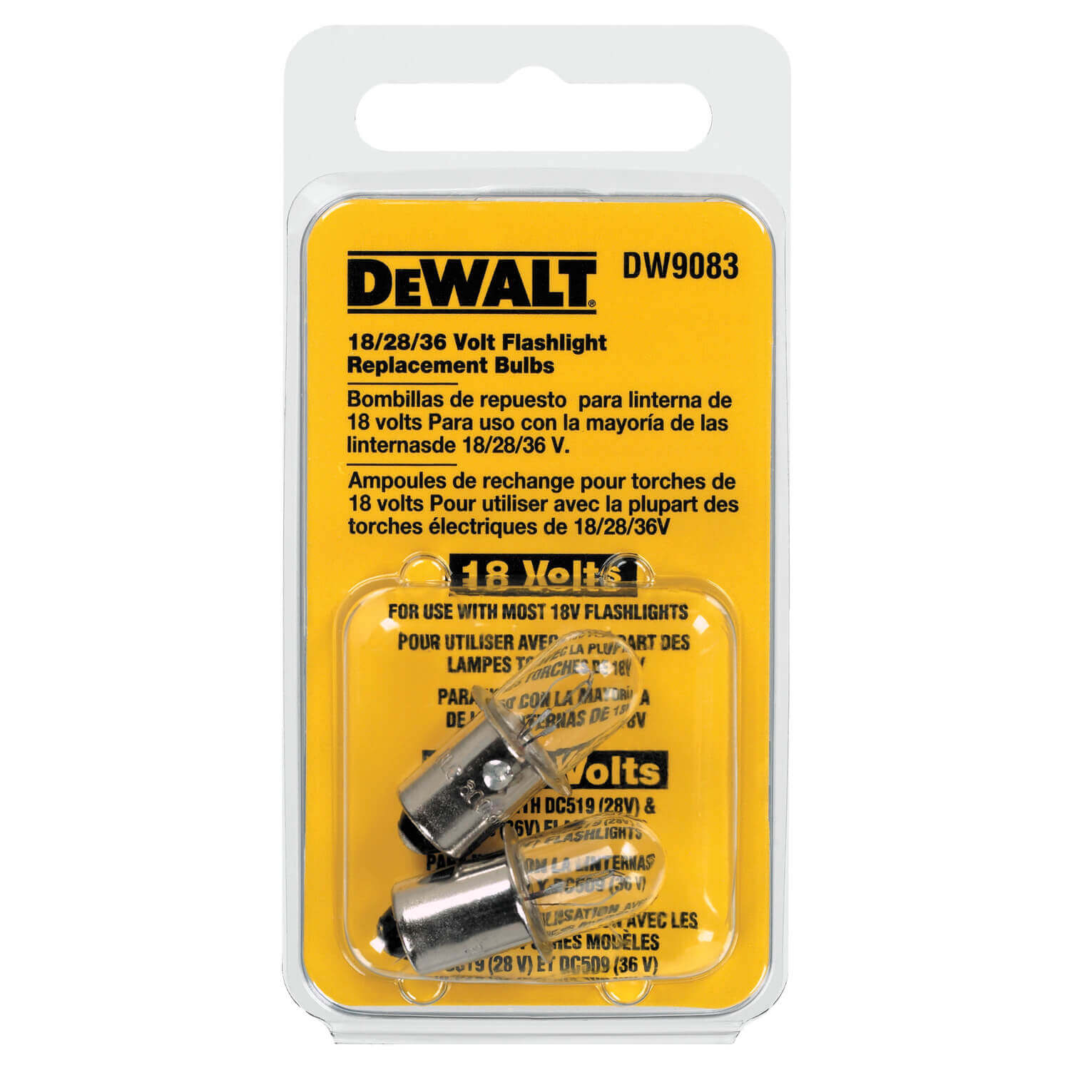 DEWALT, DEWALT  DW9083 18 VOLT FLASHLILGHT BULB