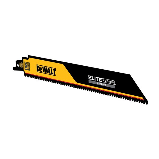 DEWALT, DEWALT DWAR9108CT-1 ELITE SERIES CARBIDE TIPPED 9-IN 8-TPI METAL CUTTING RECIPROCATING SAW BLADE