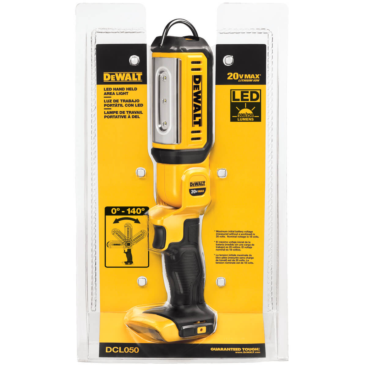 DEWALT, DeWalt DCL050 - 20V Max LED Hand Held Area Light