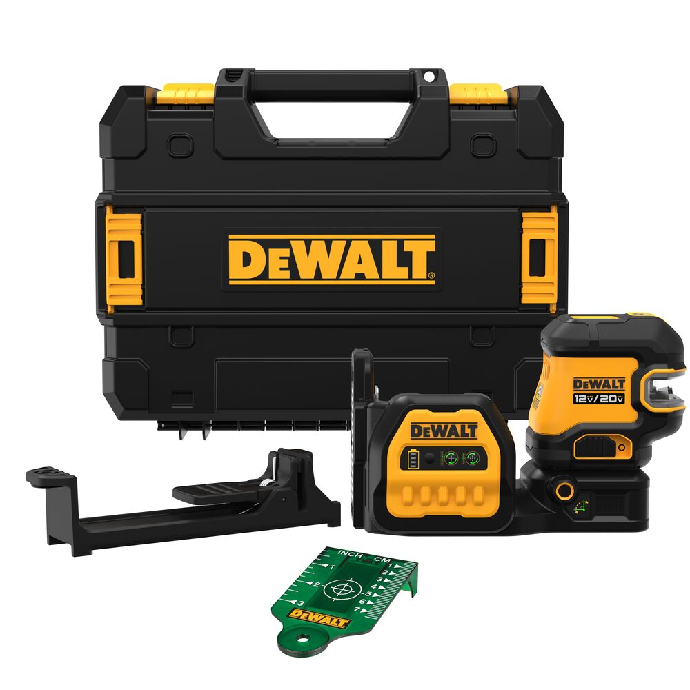 DEWALT, DeWalt DCLE34520GB 20V MAX 5-Spot Cross Line Combo Green Laser, Bare Tool