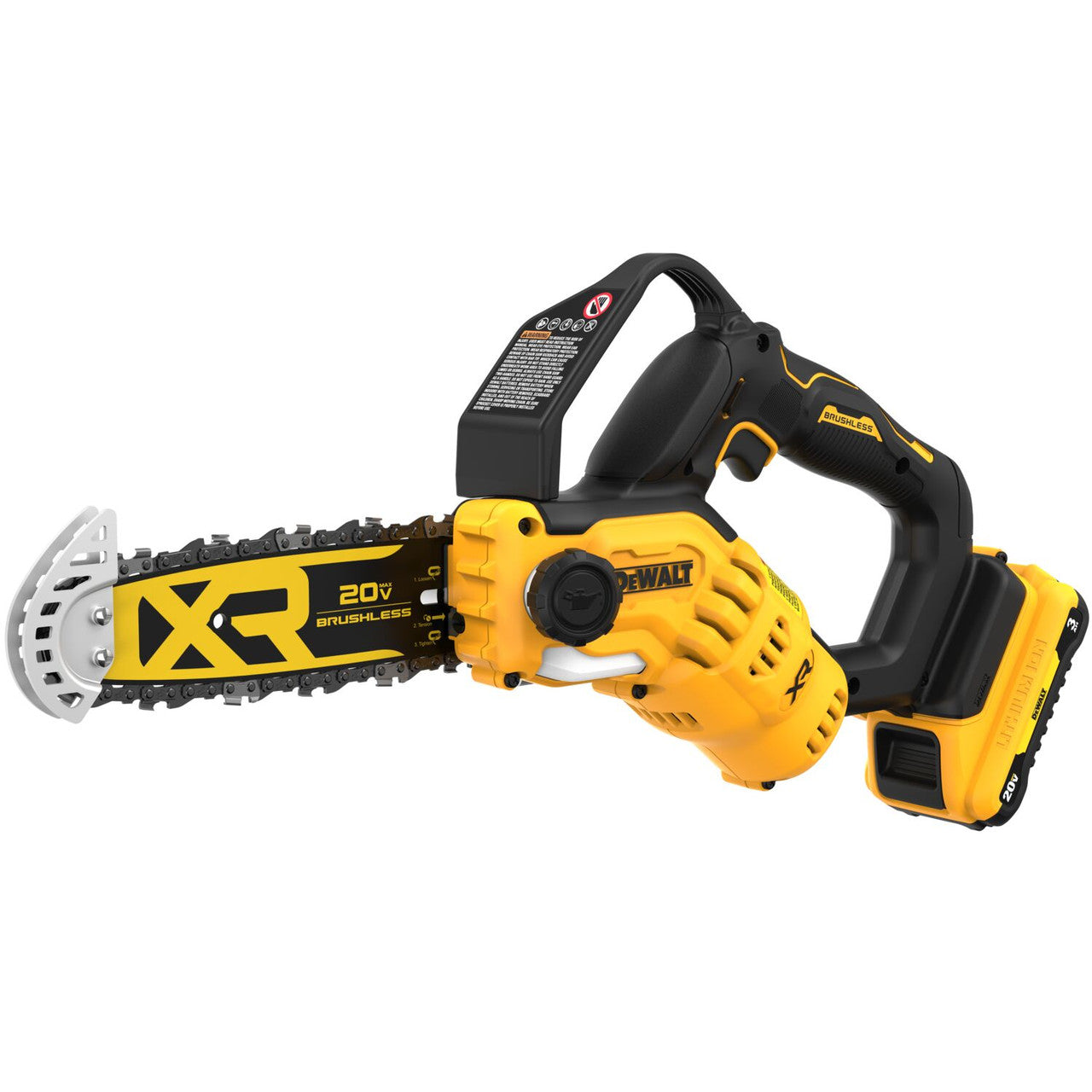 DEWALT, Dewalt DCCS623L1 20V MAX* 8 in. Brushless Cordless Pruning Chainsaw Kit