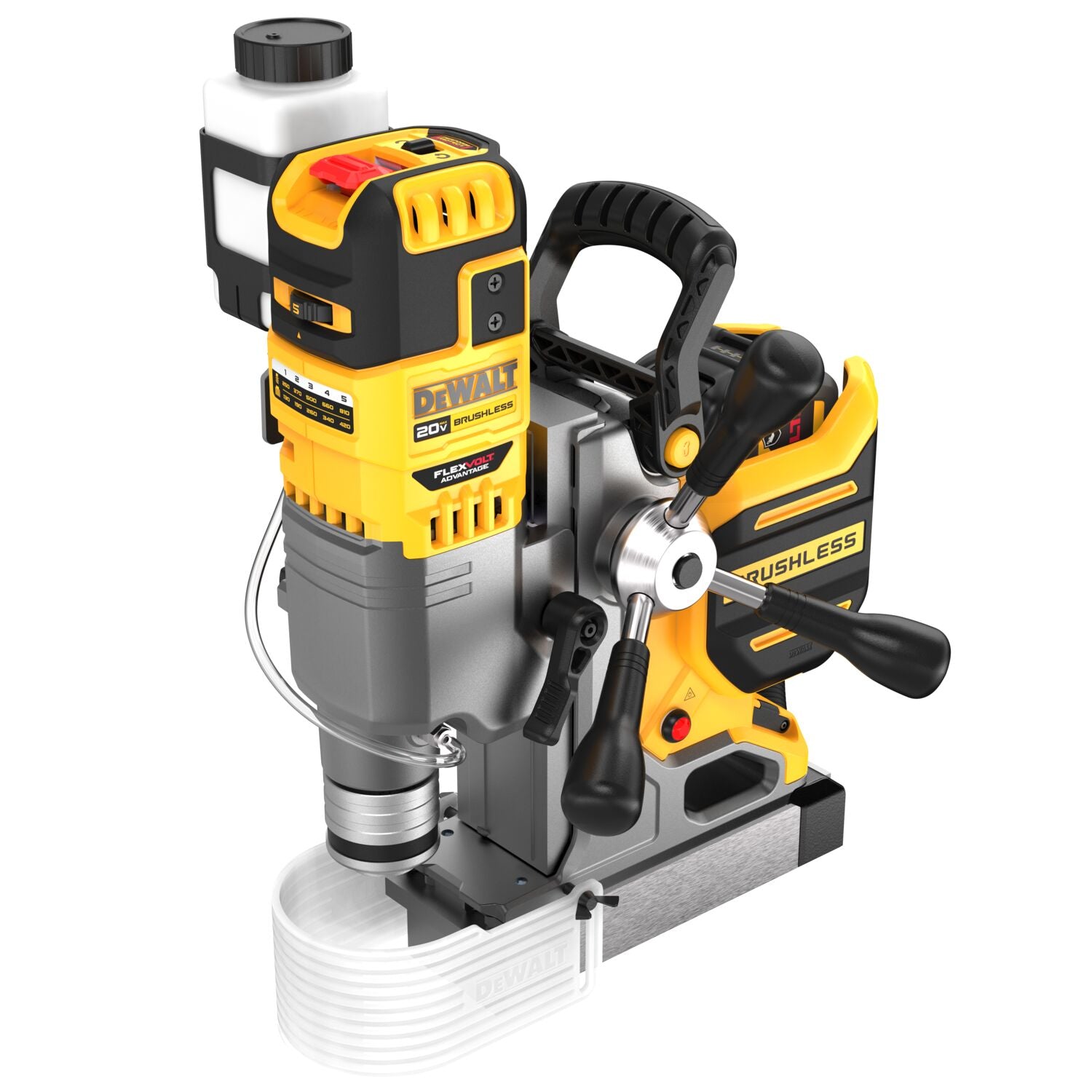 DEWALT, Dewalt DCD1623GX2 20V MAX* Brushless Cordless 2 in. Magnetic Drill Press with FLEXVOLT ADVANTAGE™ Kit