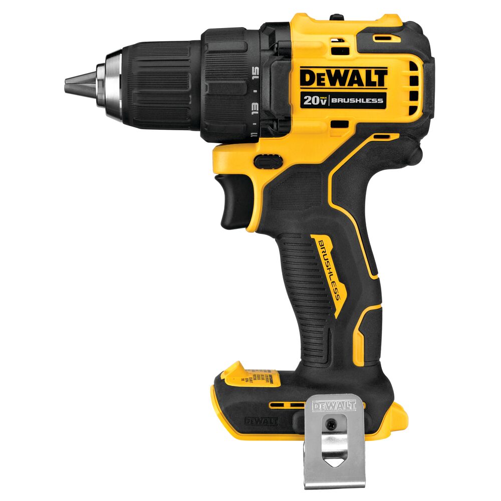 DEWALT, Dewalt DCD708B  -  ATOMIC 20V MAX* BRUSHLESS CORDLESS COMPACT 1/2 IN. DRILL/DRIVER (TOOL ONLY)