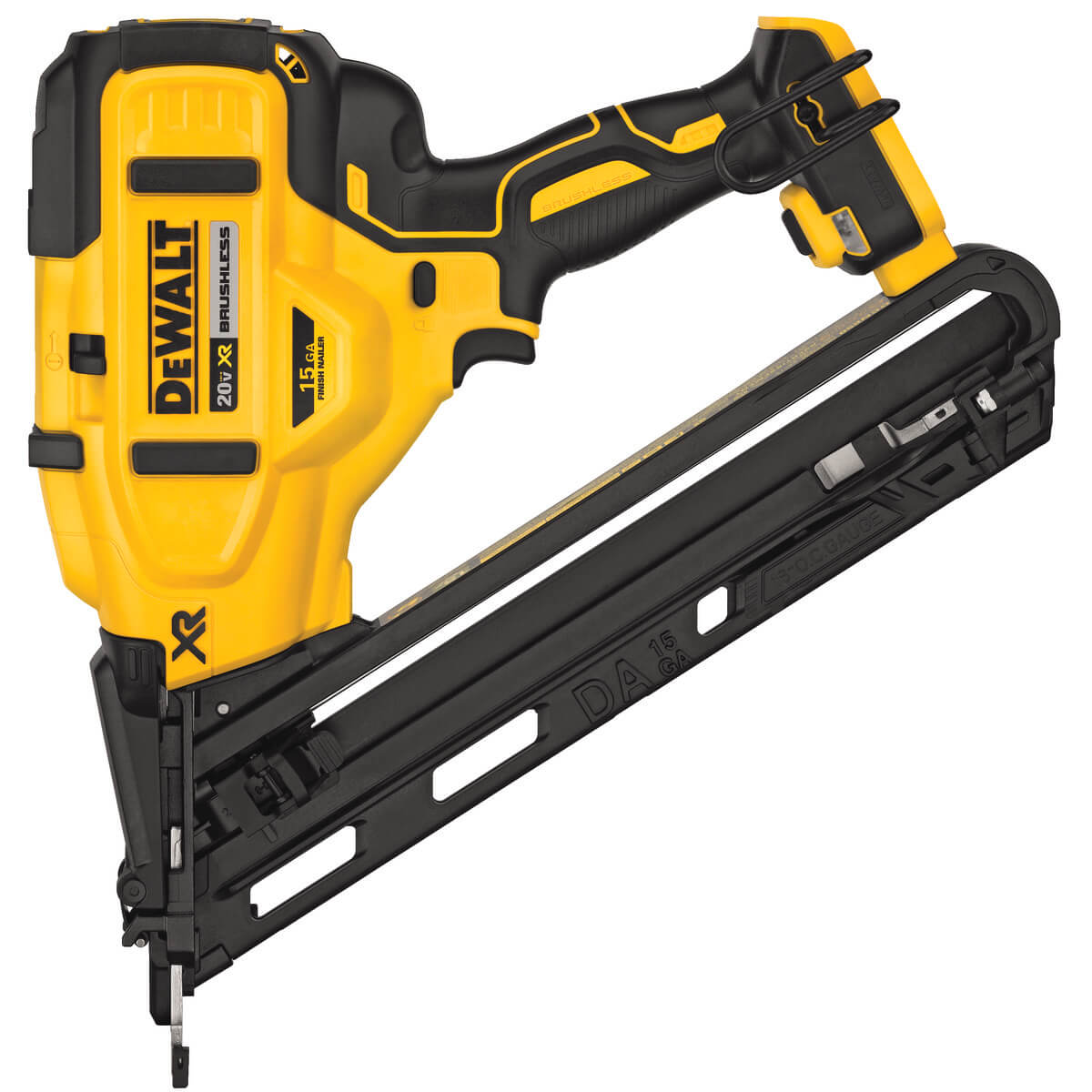 DEWALT, Dewalt DCN650B - 20V MAX XR 15 Gauge DA Angle Finish Nailer - TOOL Only