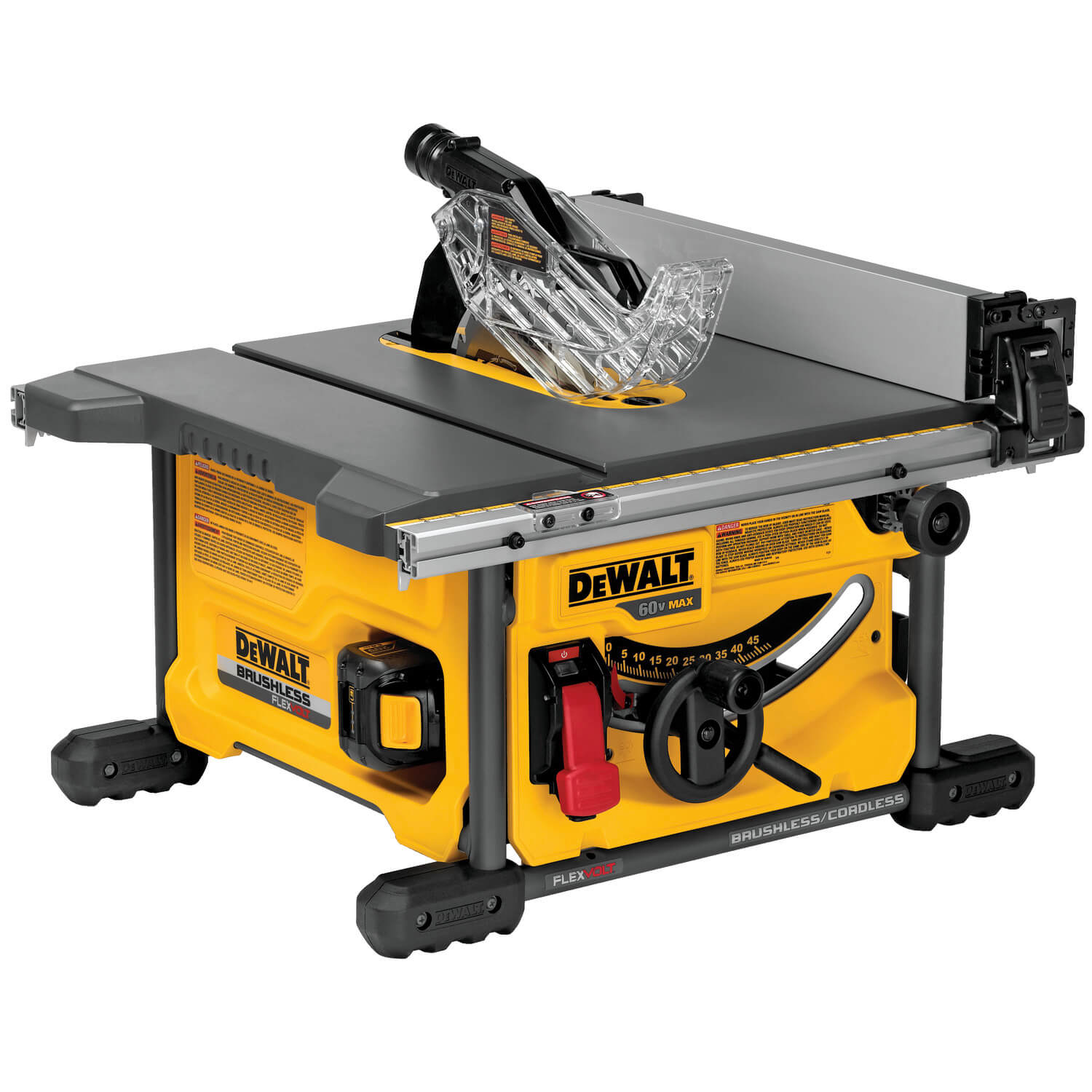 DEWALT, Dewalt DCS7485T1 - 60V MAX FLEXVOLT 8 1/2" TableSaw Kit w 1 - 6Ah Bat