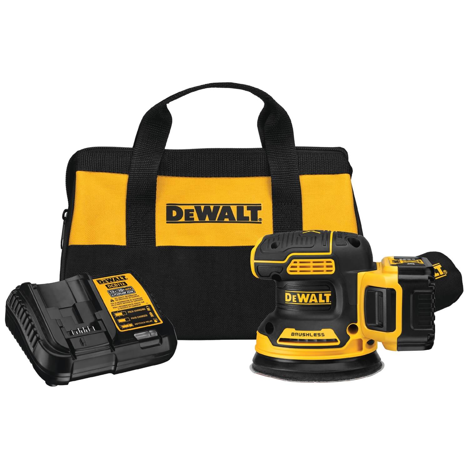 DEWALT, Dewalt DCW210P1 - 20V MAX BL 5" Random Orbit Sander KIT