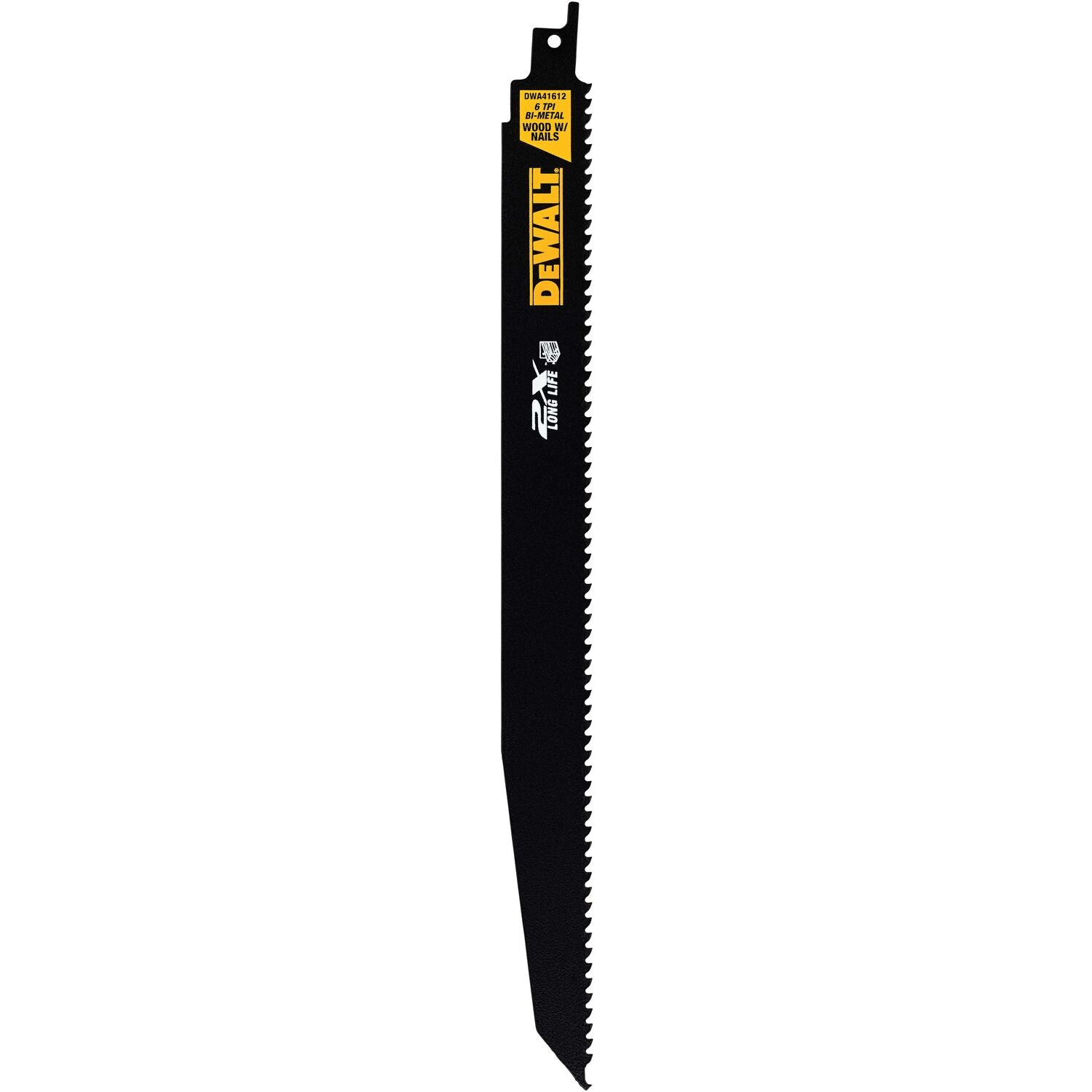 DEWALT, Dewalt DWA41612 - 2X Long Life Wood Cutting Reciprocating Saw Blades