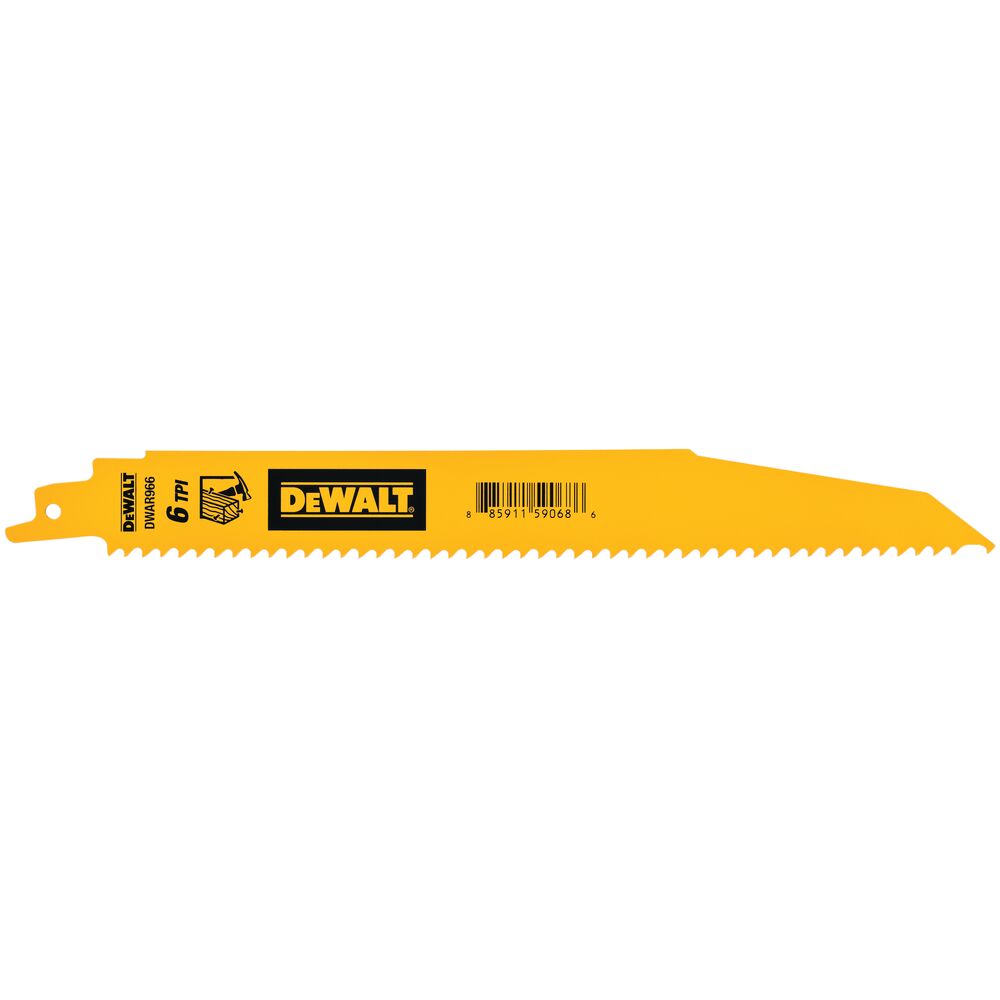 DEWALT, Dewalt  DWAR966B25-DEMOLITION BIMETAL RECIPROCATING SAW BLADES Each