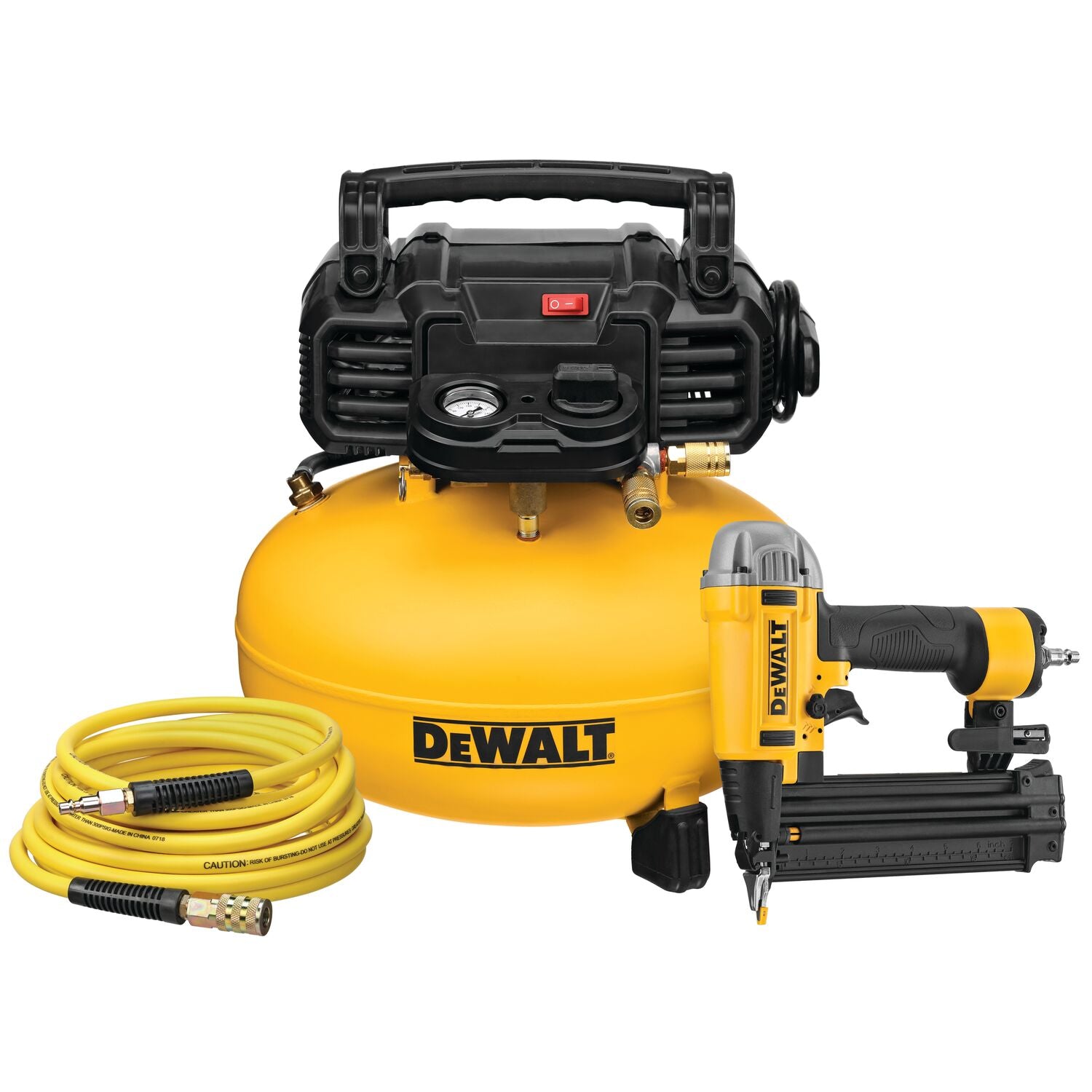 DEWALT, Dewalt DWFP1KIT Nailer and Compressor Combo Kit