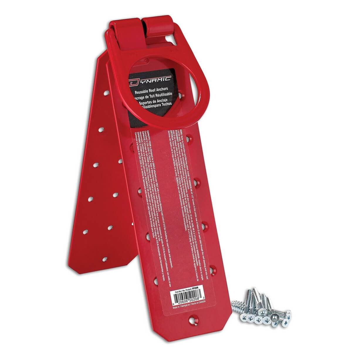 DYNAMIC SAFETY, Dynamic FP09R - ROOF ANCHOR REUSABLE W SCREWS