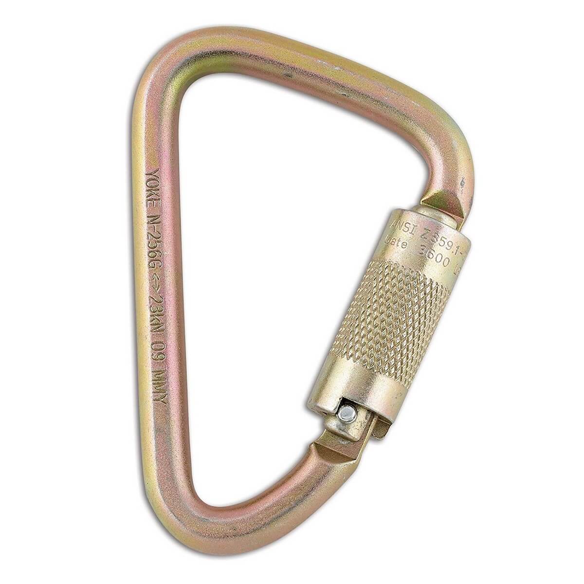 DYNAMIC SAFETY, Dynamic FP843 - CARABINER CONNECTOR D-shaped with 1/4 turn twist lock