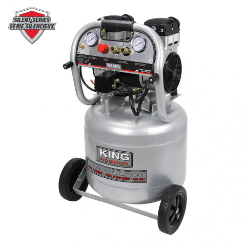 KING CANADA, King Canada KC-10020SQ   -  10 GALLON ULTRA-QUIET OIL-FREE AIR COMPRESSOR