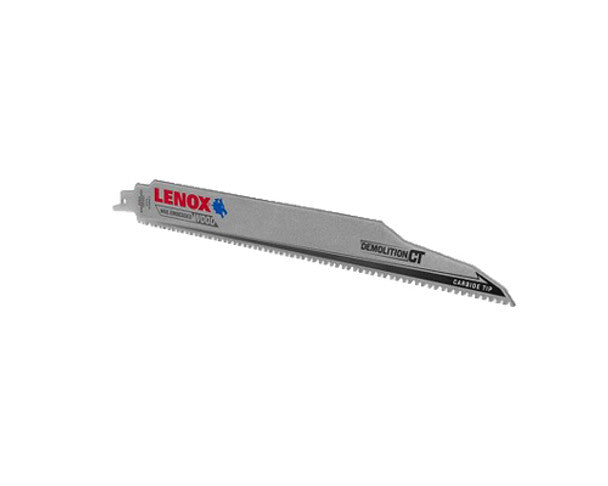 LENOX, Lenox 1832147 12" 6 TPI Demolition Carbide Tipped Reciprocating Saw Blade-5PK