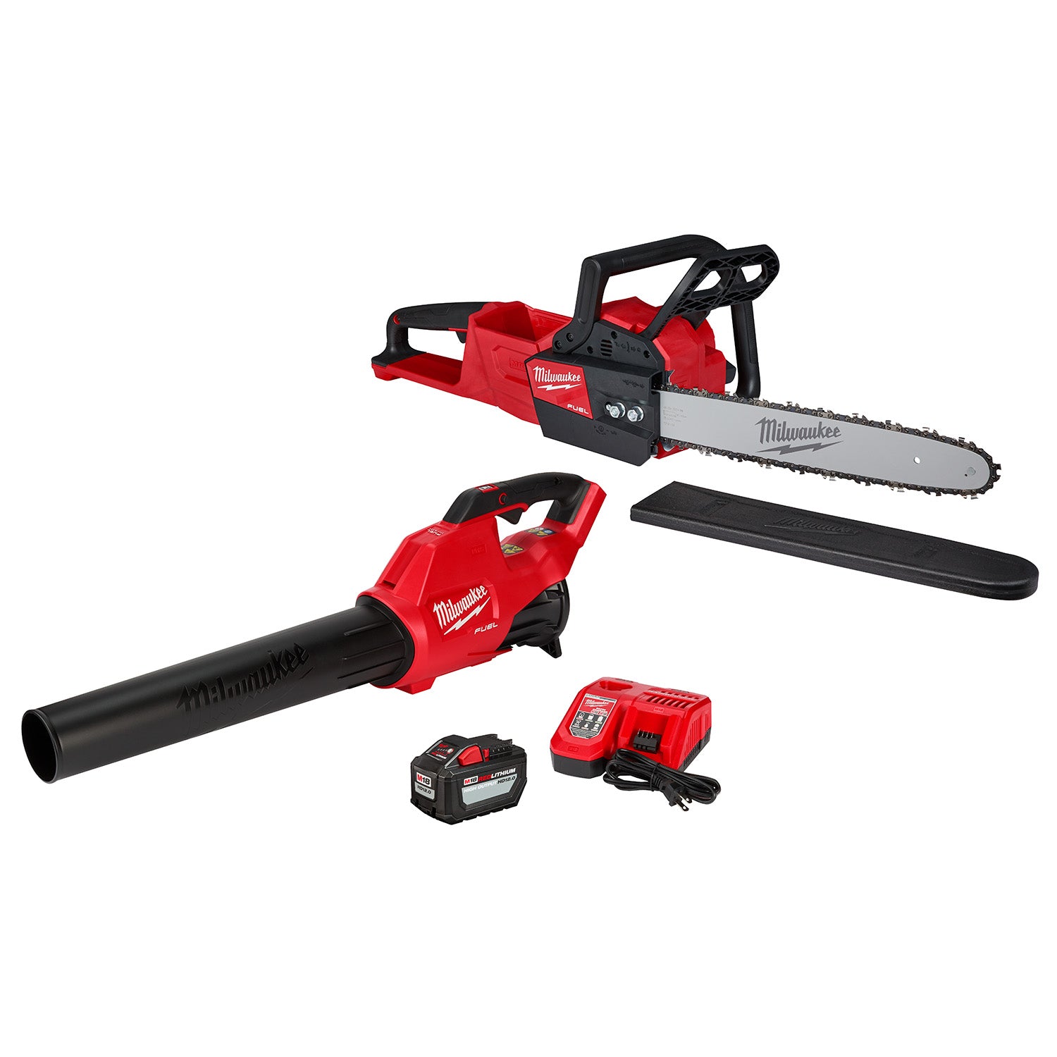 MILWAUKEE, Milwaukee 2727-21HDP M18 FUEL™ 16" Chainsaw Kit + BONUS Blower