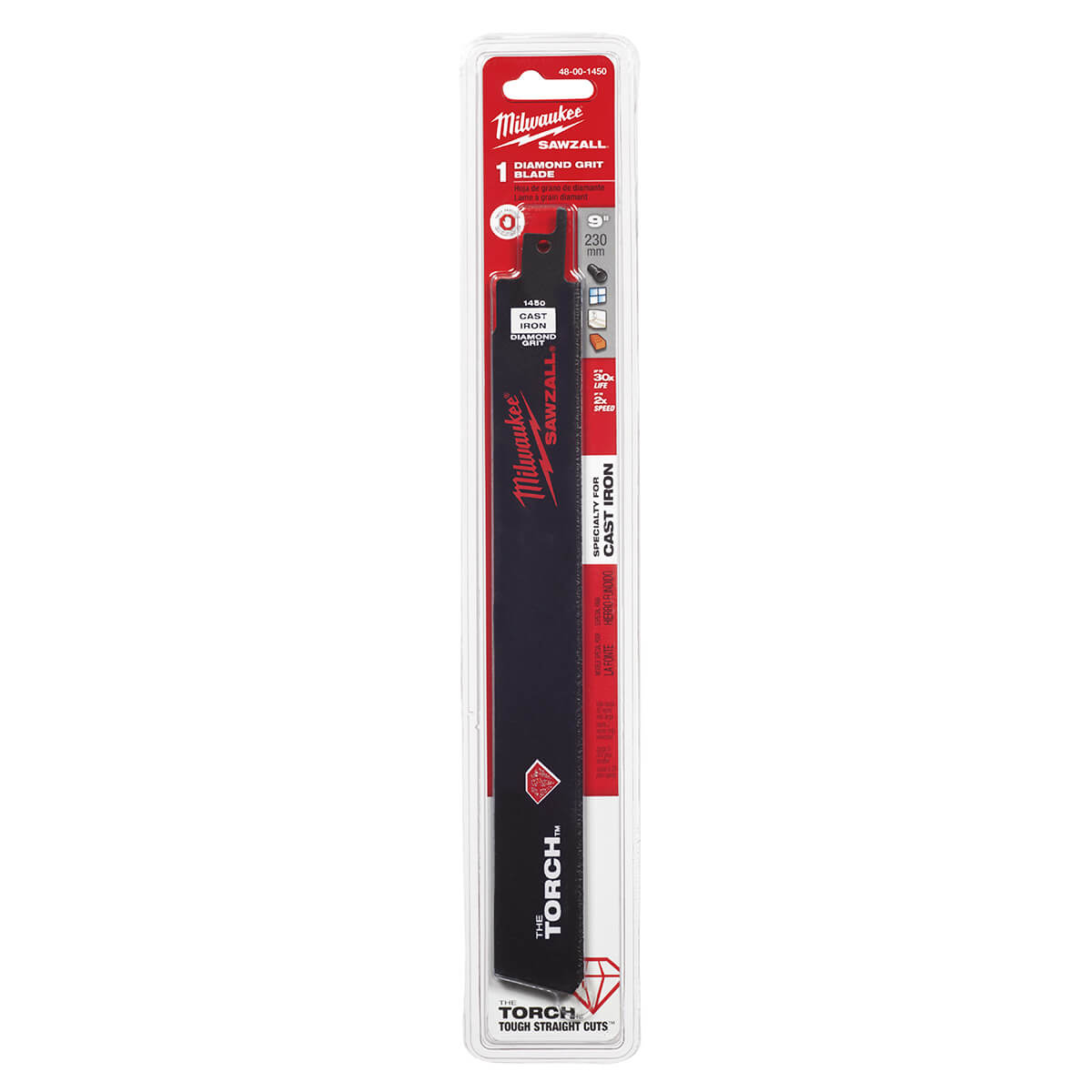 MILWAUKEE, Milwaukee  48-00-1450  -  6'' diamond grit sawzall blade