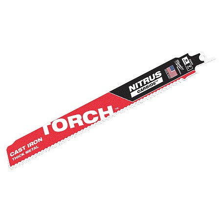 MILWAUKEE, Milwaukee 48-00-5261   -  "The TORCH" - 6" 7TPI NITRUS Carbide Tooth Sawzall Blade