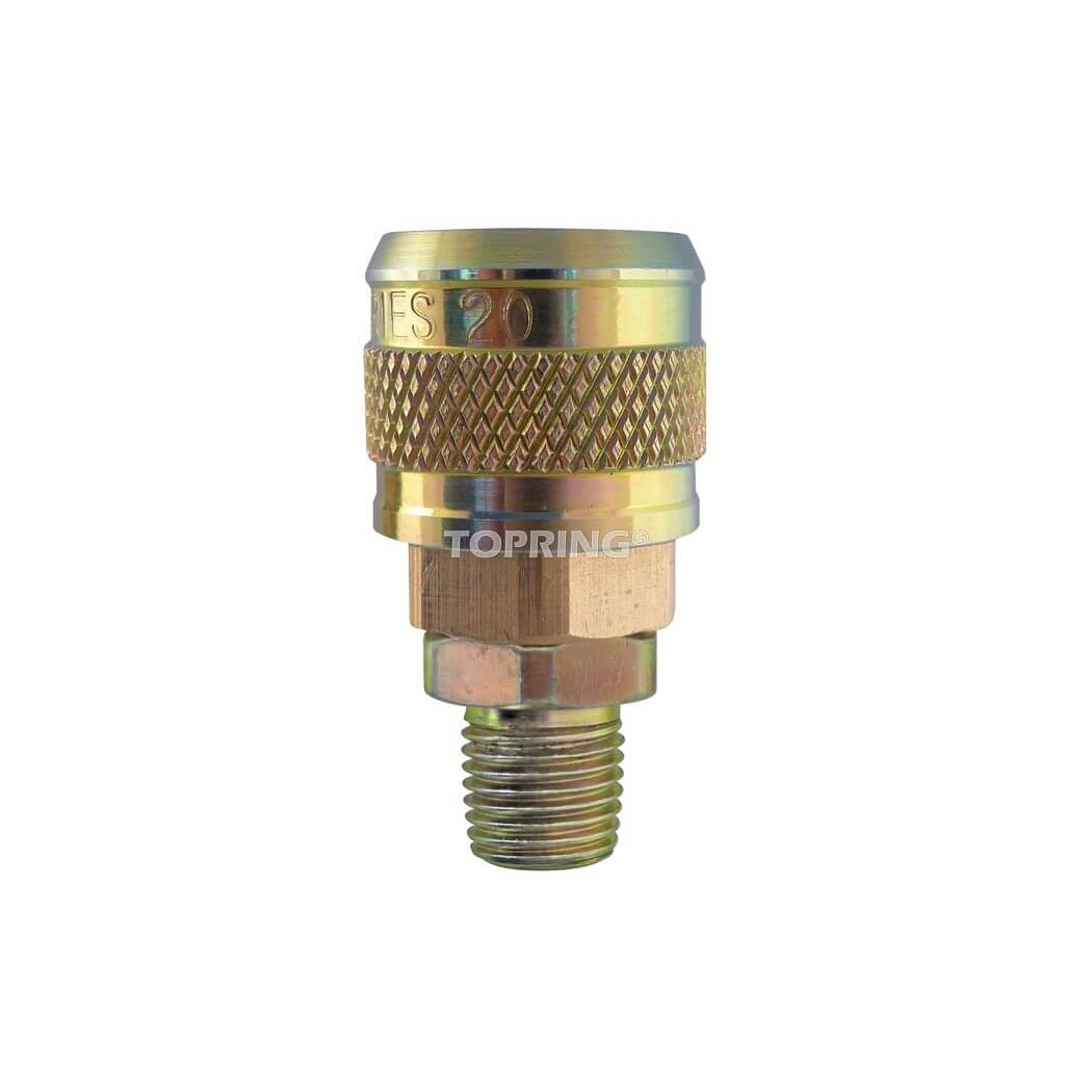 TOPRING, Topring 20.664  -  Automatic Coupler 3/8 (M) NPT-1/4 IND